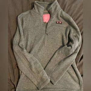 Gray Simply Southern 1/4 zip pullover